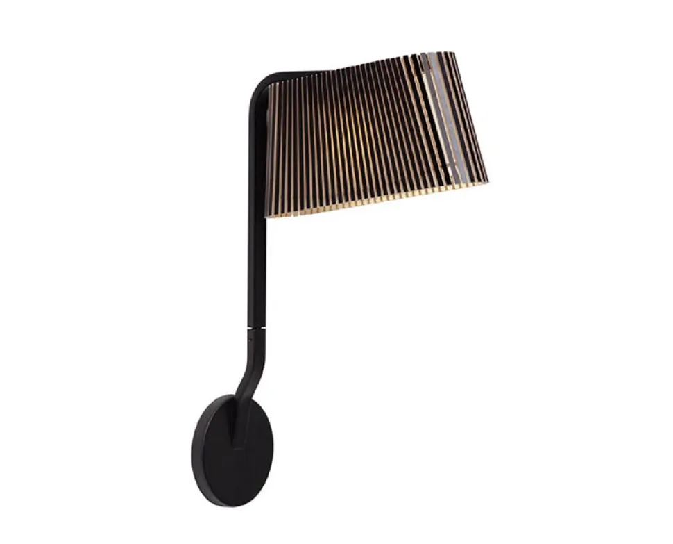 Owalo 7030 vägglampa Svart