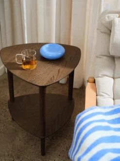 Paus Fåtöljbord | Svartbetsad Ek