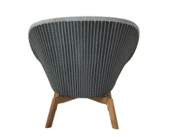 Peacock Loungefåtölj Teak | Grey/Light Grey