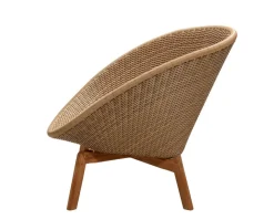 Peacock Loungefåtölj Teak | Light Natural