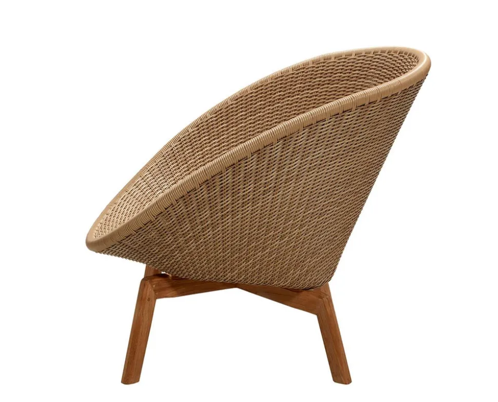 Peacock Loungefåtölj Teak | Light Natural