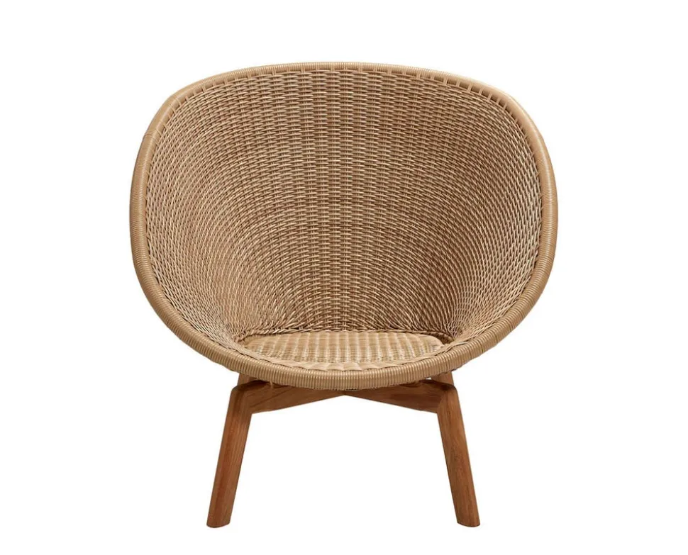 Peacock Loungefåtölj Teak | Light Natural