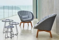 Peacock Loungefåtölj Teak | Light Natural
