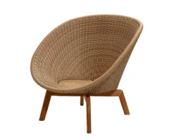 Peacock Loungefåtölj Teak | Light Natural