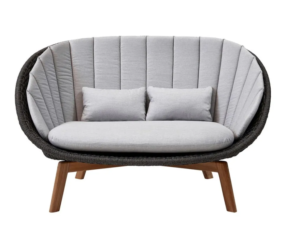 Peacock 2-sits Soffa | Dark Grey