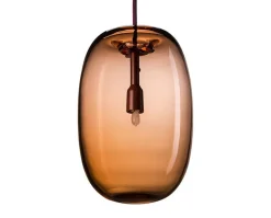 Pebble Taklampa Långsträckt | Oxblod
