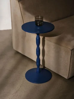 Pedestal Sidobord | Blå