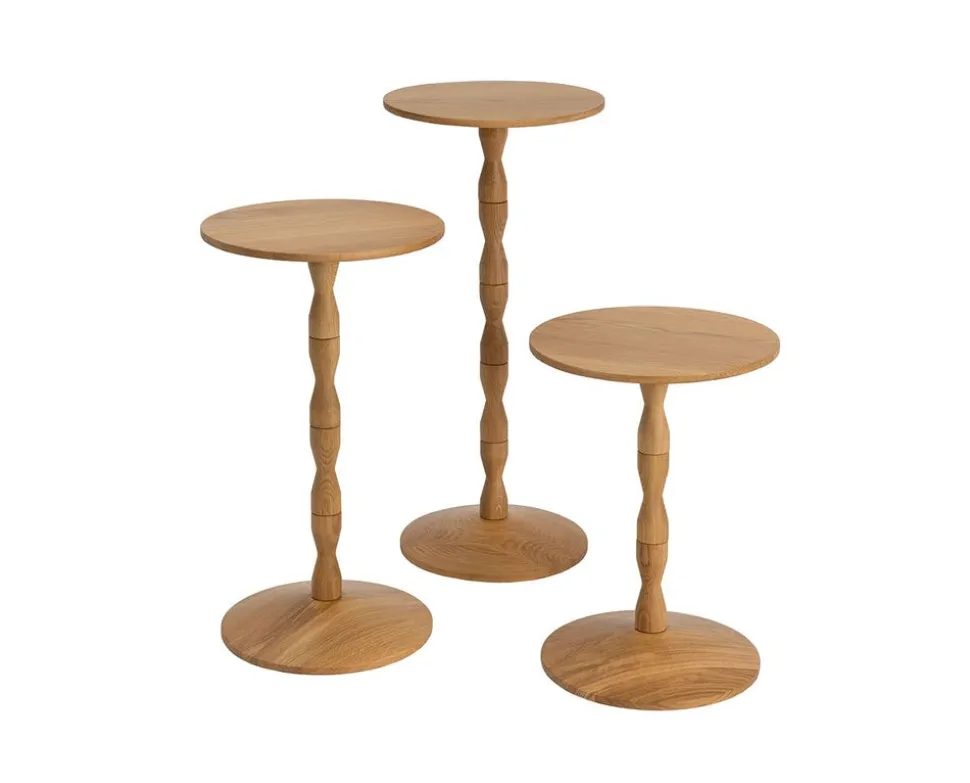 Pedestal Sidobord | Ek