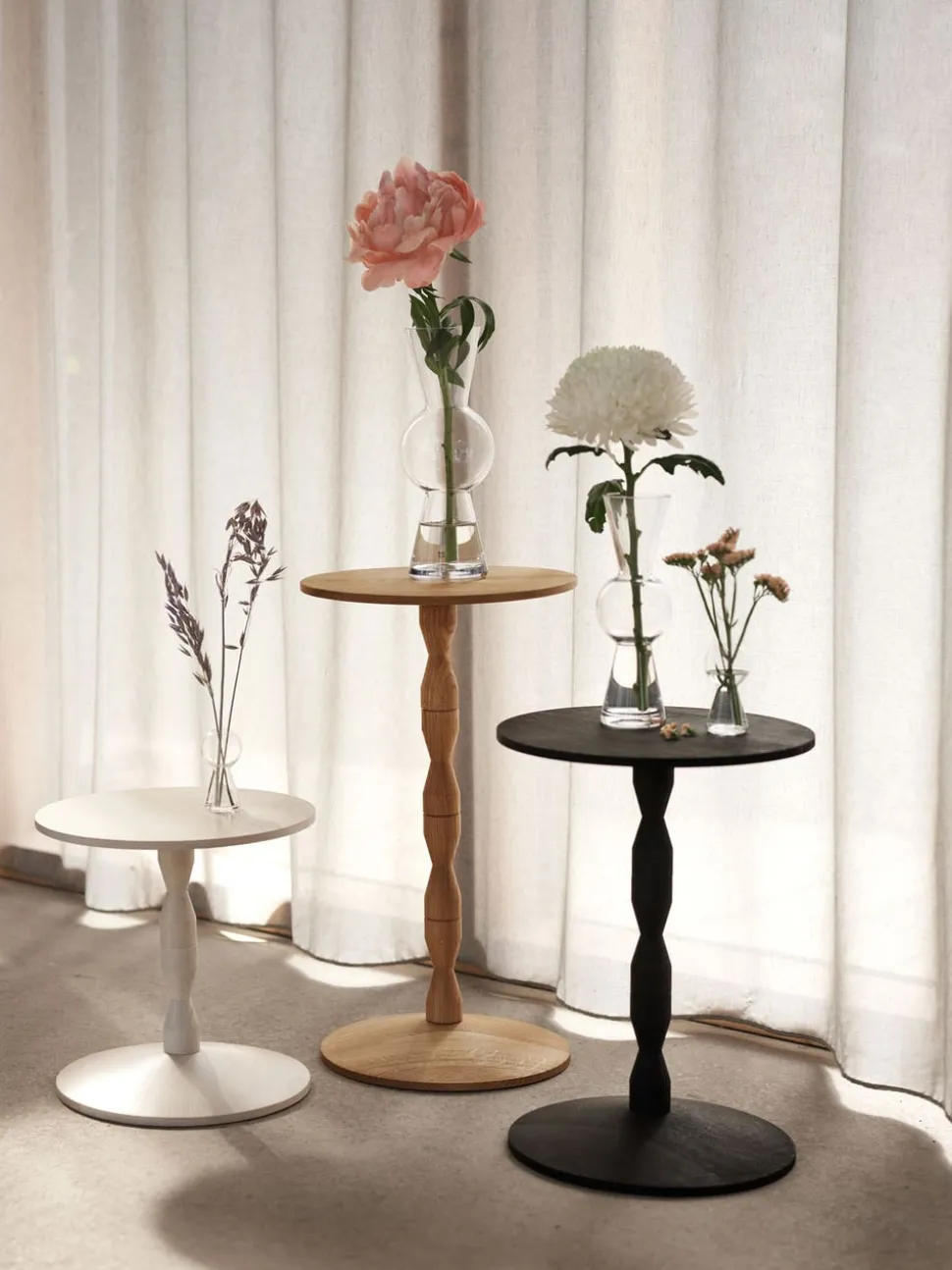 Pedestal Sidobord | Ek