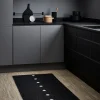 Peg gångmatta Black | Linen 70x140