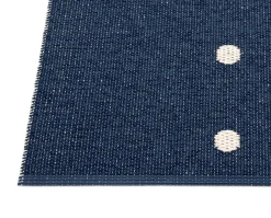Peg gångmatta Dark Blue | Vanilla 70x140