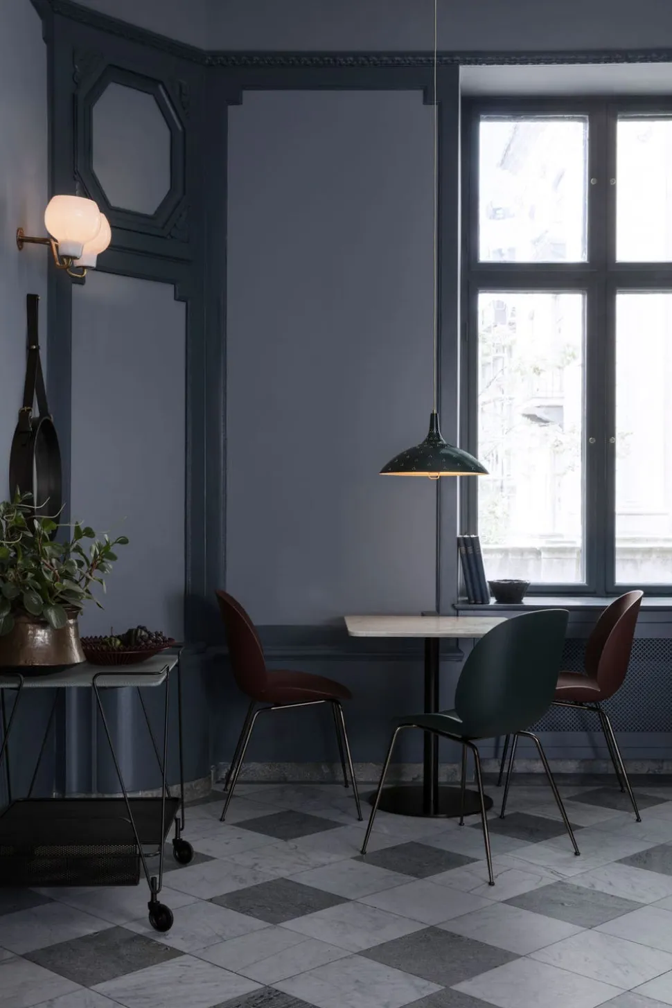 1965 Pendel | Mässing, Grön
