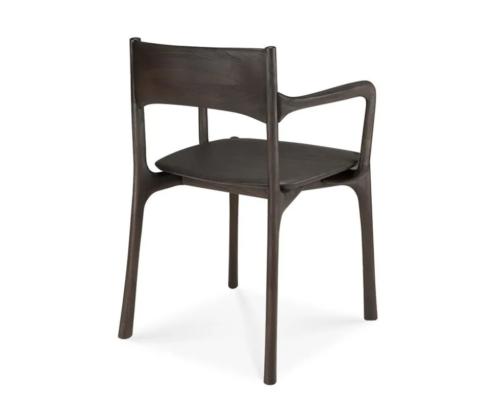 PI Karmstol | Mörkbrun Teak
