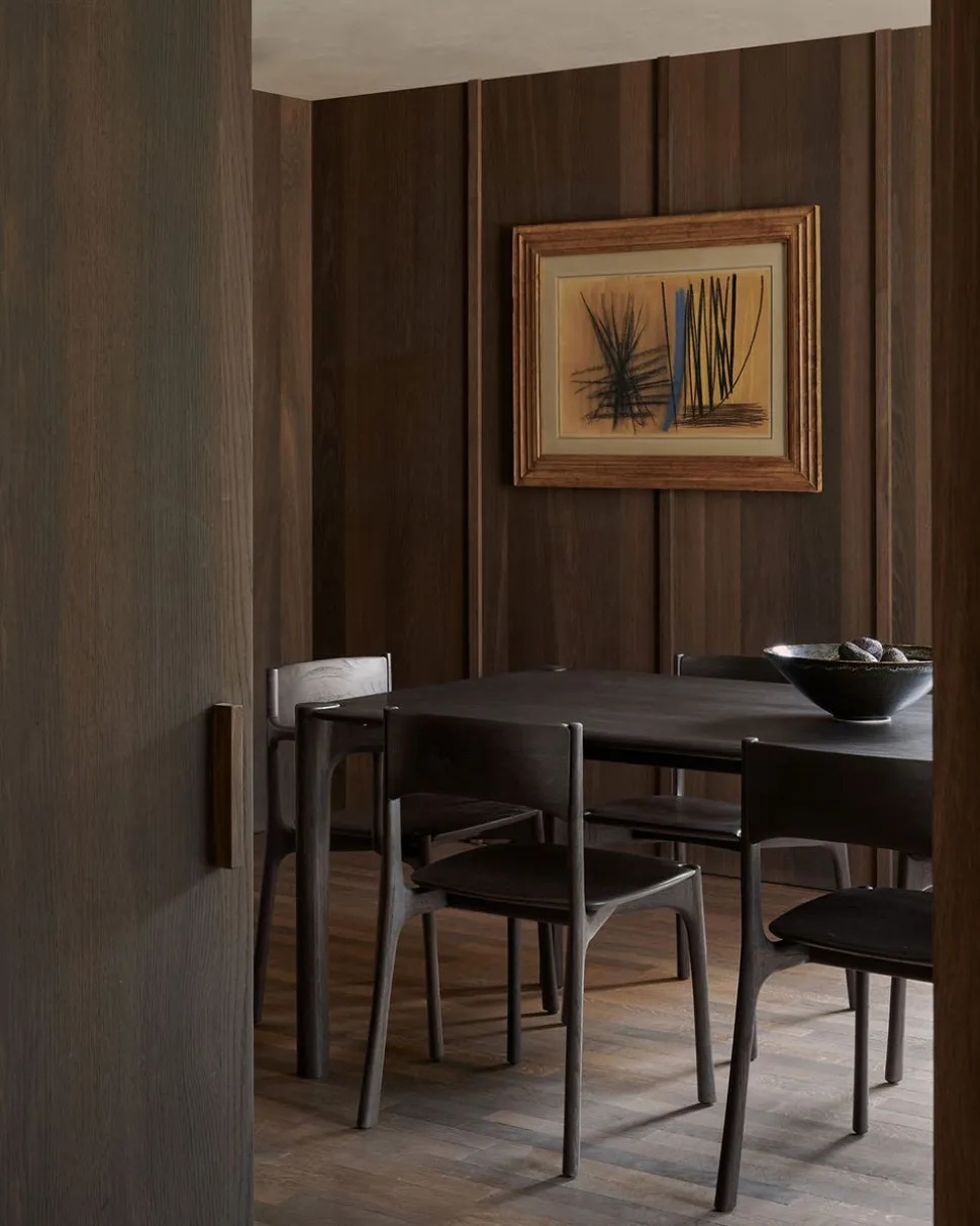 PI Karmstol | Mörkbrun Teak