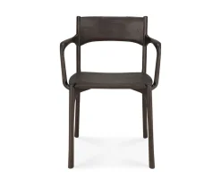 PI Karmstol | Mörkbrun Teak
