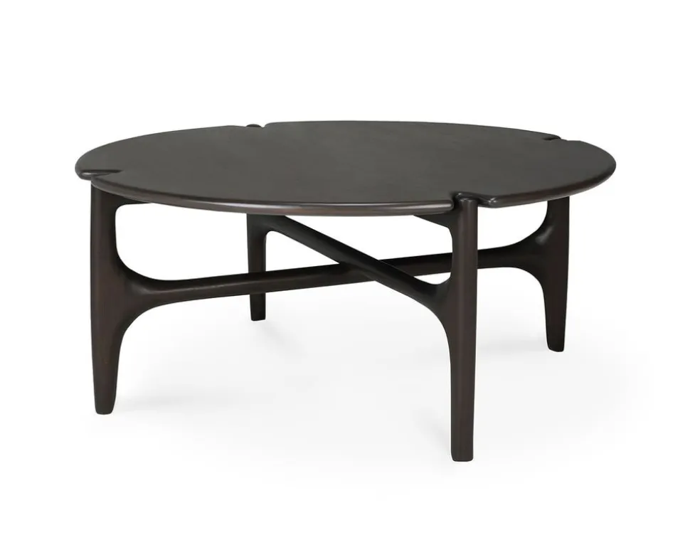 PI Soffbord Ø80 | Mahogny