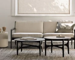 PI Soffbord Ø80 | Mahogny