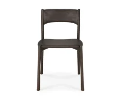PI Stol | Mörkbrun Teak