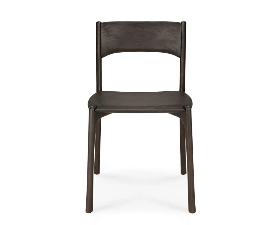 PI Stol | Mörkbrun Teak