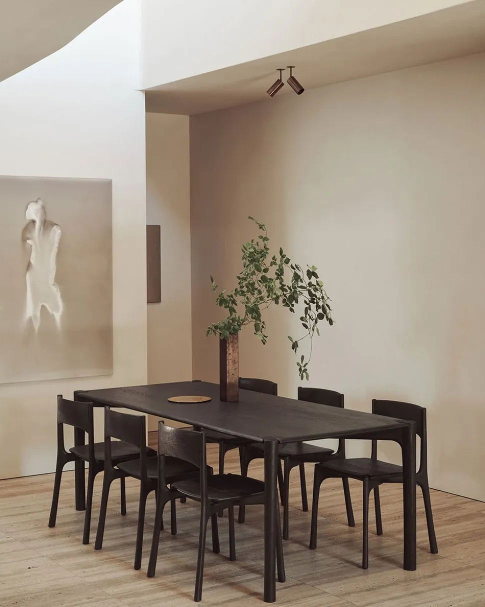 PI Stol | Mörkbrun Teak