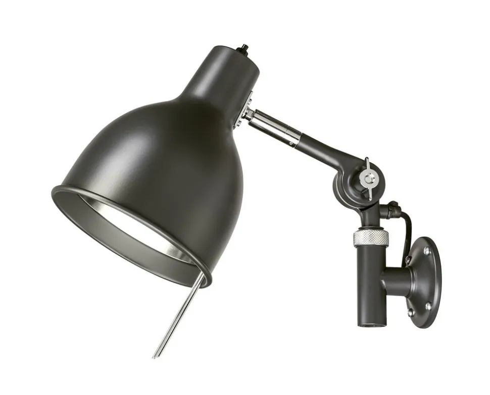 PJ71 Vägglampa Utvändig Kabel | Matt svart