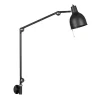PJ70 Vägglampa Utvändig Kabel | Mattsvart
