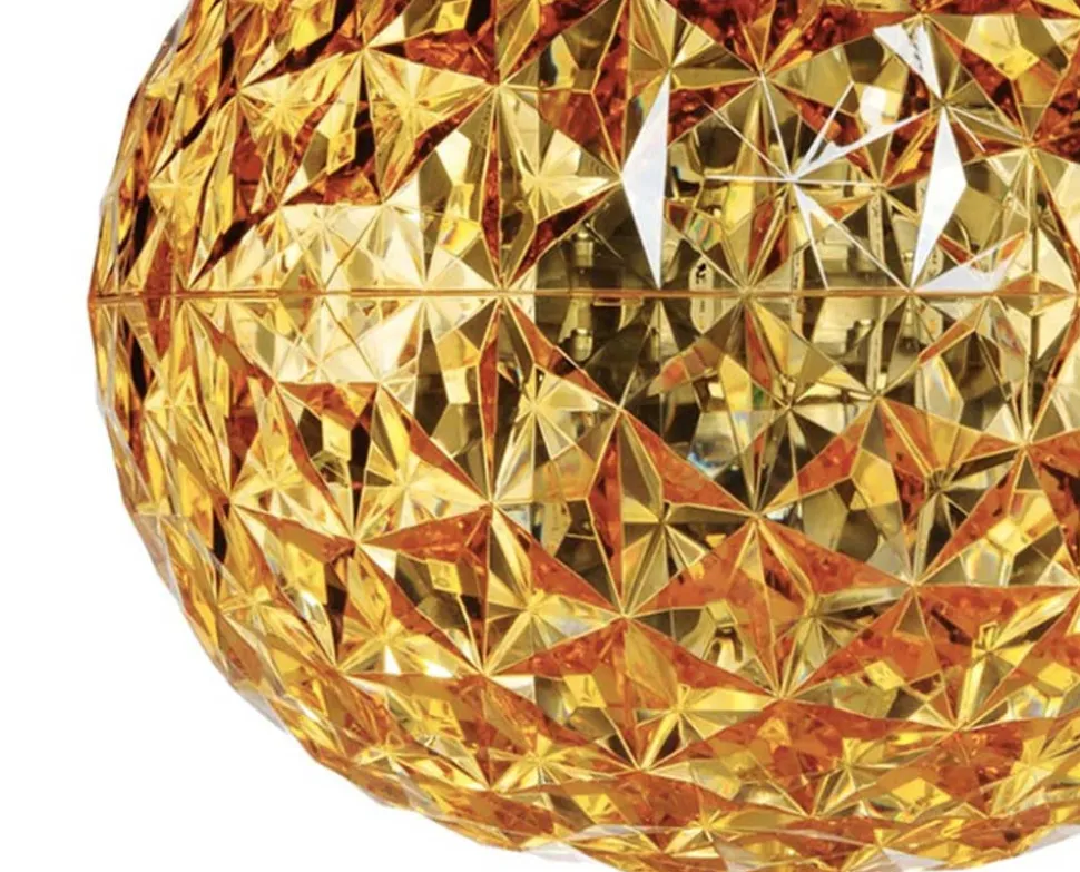 Planet taklampa H27, Amber