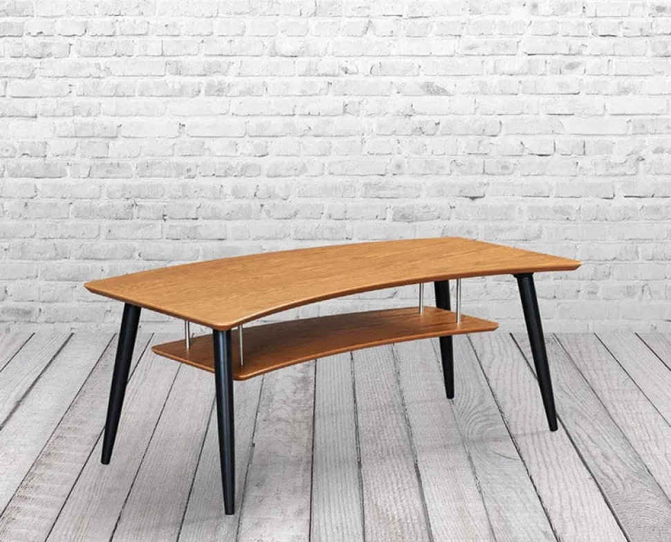 Polo Soffbord Svartbetsad Ek/Svartbetsad Ek