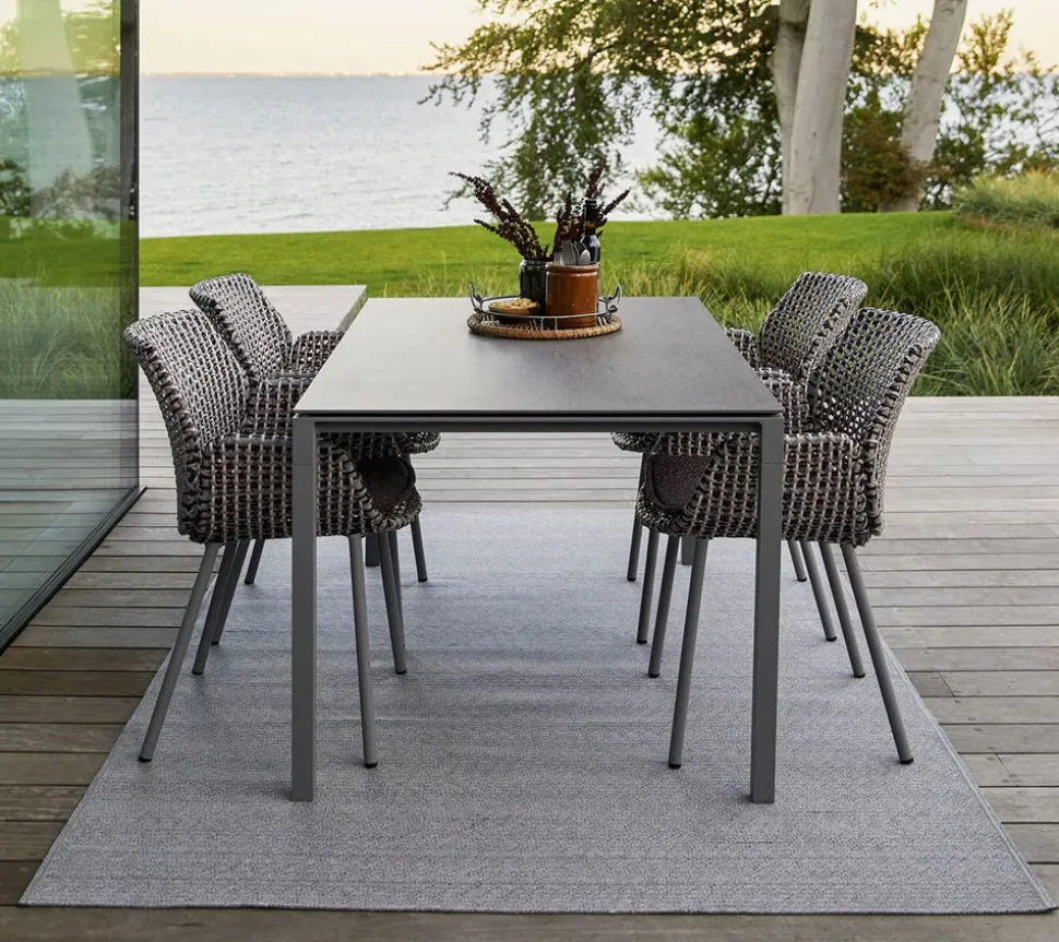 Pure Matbord | 150x90 | Lava Grey/Basalt