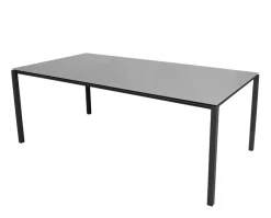 Pure Matbord 200x100 | Lava Grey/Concrete Grey