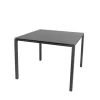 Pure Matbord 100x100 | Lava Grey/Nero Black