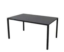Pure Matbord | 150x90 | Lava Grey/Nero Black