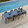 Pure Matbord 100x100 | Light Grey/Basalt