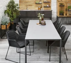 Pure Matbord 280x100 | Light Grey/Basalt