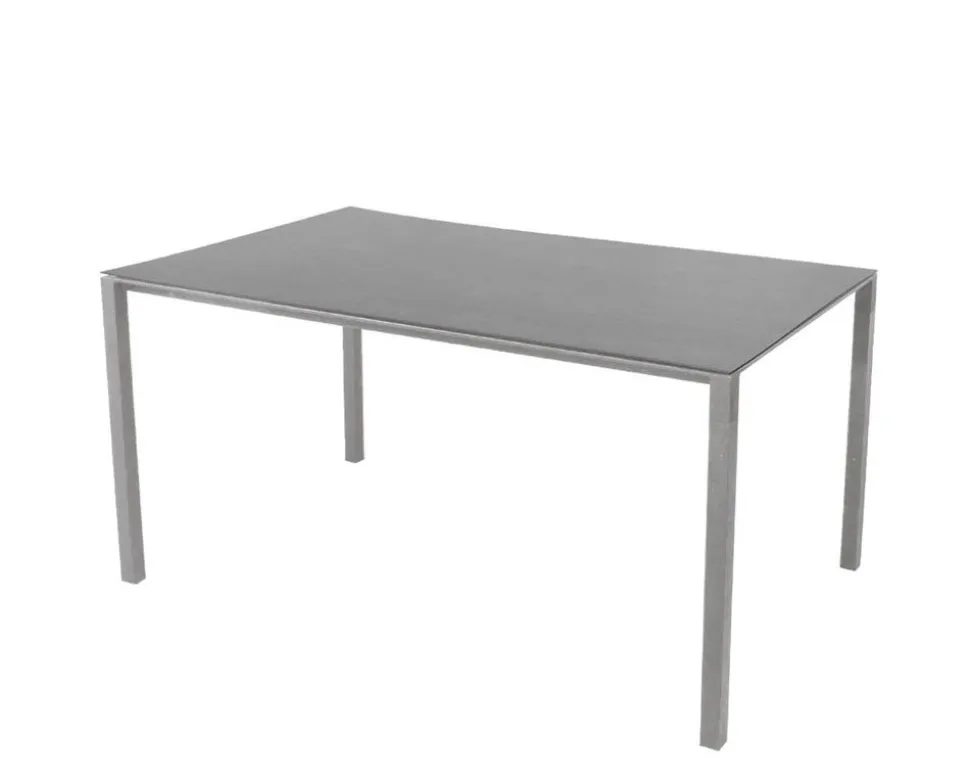 Pure Matbord | 150x90 | Light Grey/Basalt