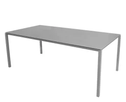 Pure Matbord 200x100 | Light Grey/Concrete Grey