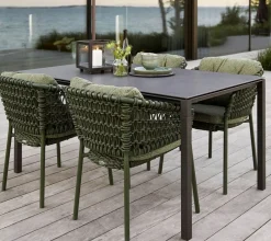 Pure Matbord | 150x90 | Light Grey/Fossil Black
