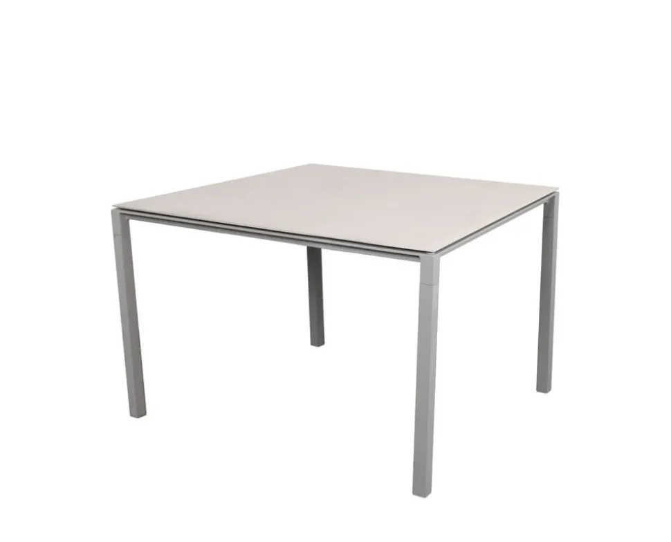 Pure Matbord 100x100 | Light Grey/Toscana Sand