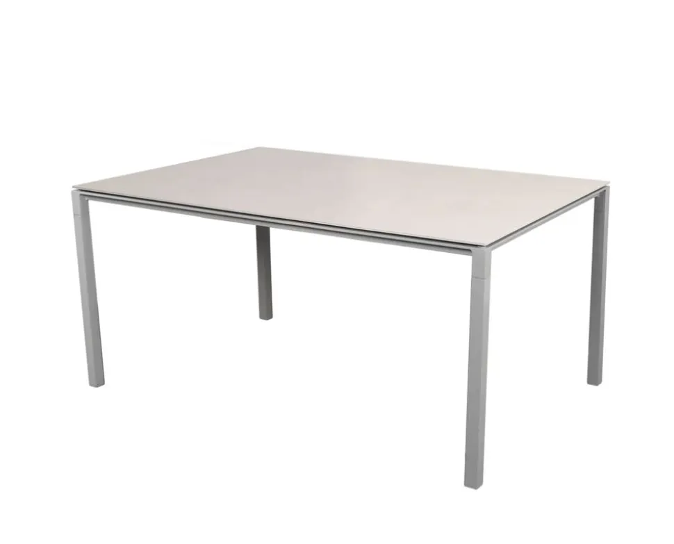 Pure Matbord | 150x90 | Light Grey/Toscana Sand