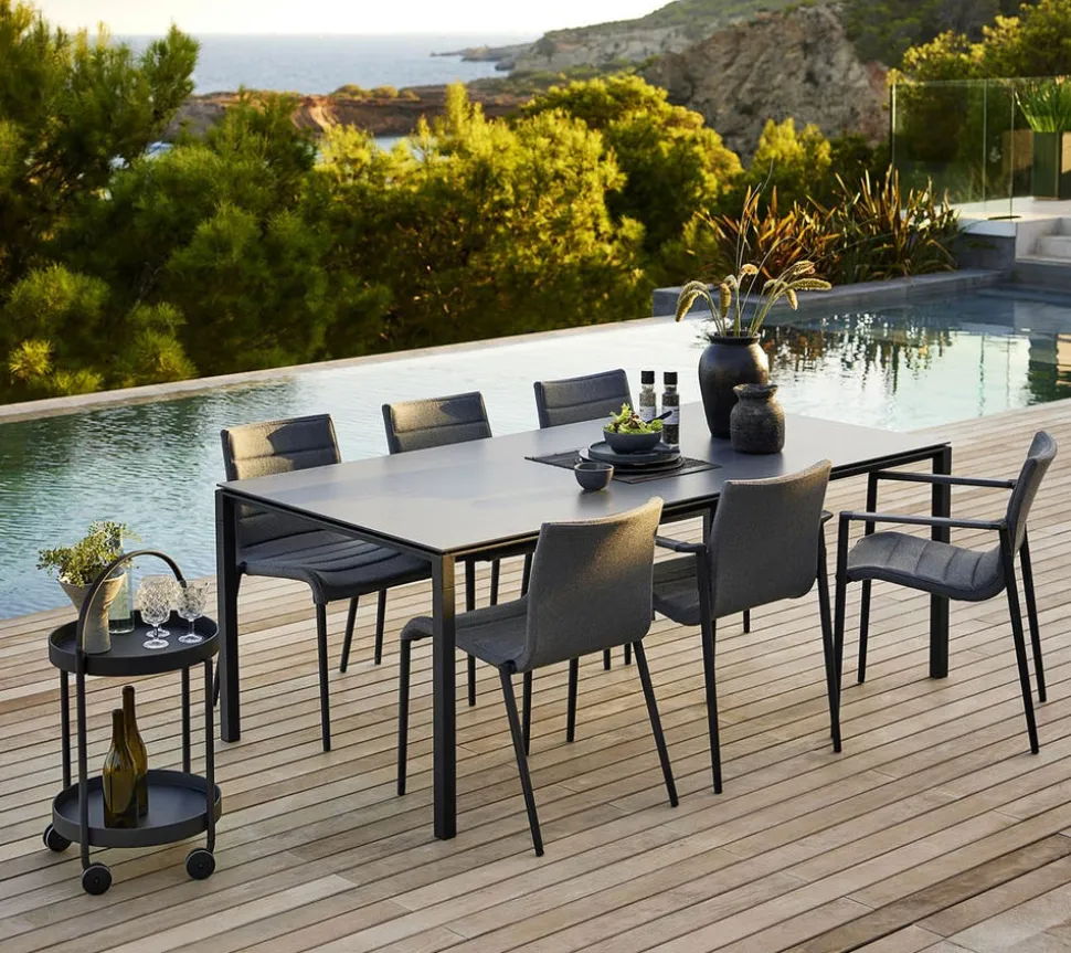 Pure Matbord 200x100 | Sand/Basalt