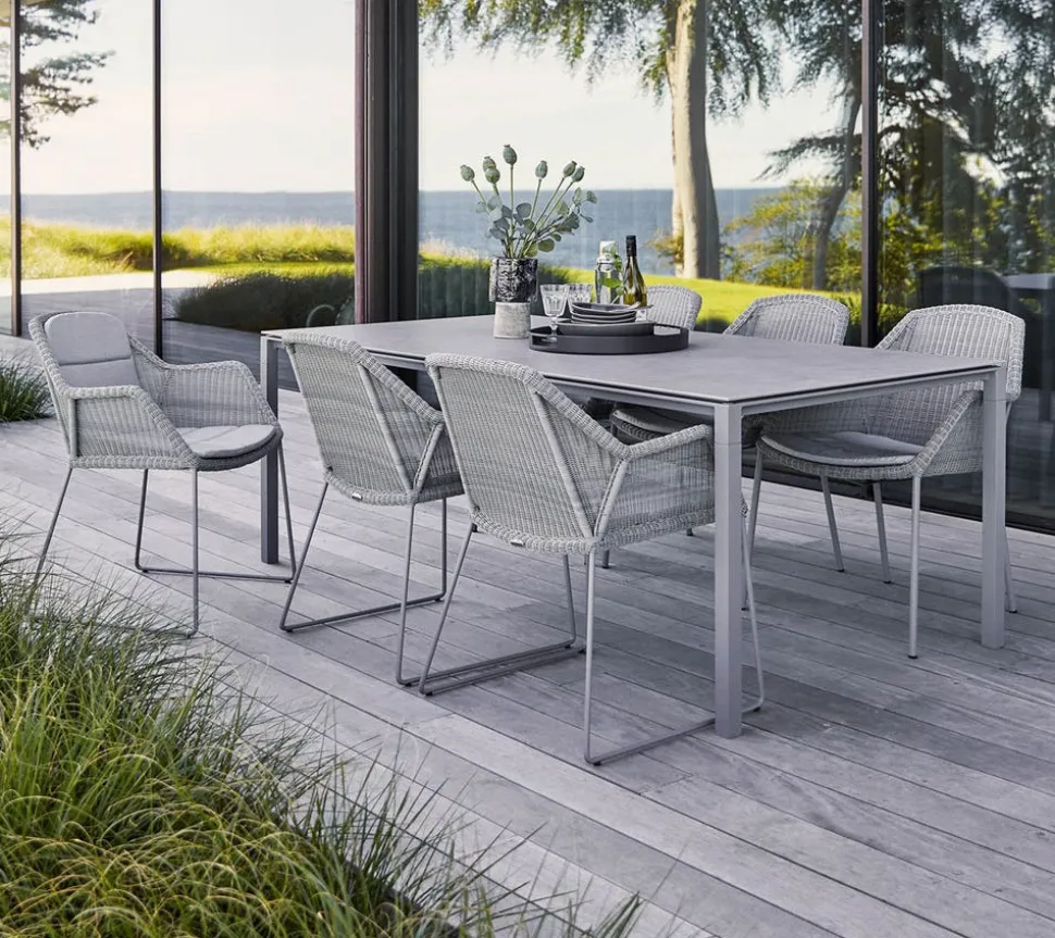 Pure Matbord 200x100 | Sand/Concrete Grey