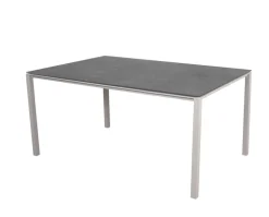 Pure Matbord | 150x90 | Sand/Fossil Black