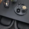 Pure Matbord 200x100 | Sand/Fossil Black