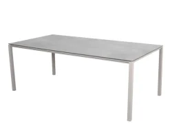 Pure Matbord 200x100 | Sand/Fossil Grey