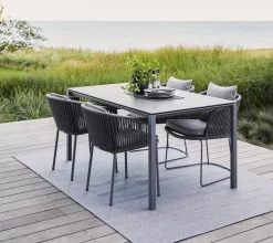 Pure Matbord | 150x90 | Sand/Nero Black