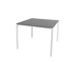 Pure Matbord 100x100 | Sand/Nero Black
