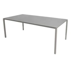 Pure Matbord 200x100 | Taupe/Concrete Grey