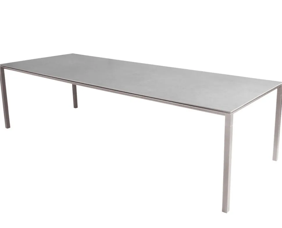 Pure Matbord 280x100 | Taupe/Concrete Grey