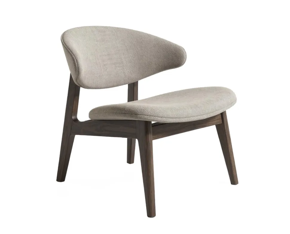 Ram Lounge Chair | Klädd rygg | Tyg