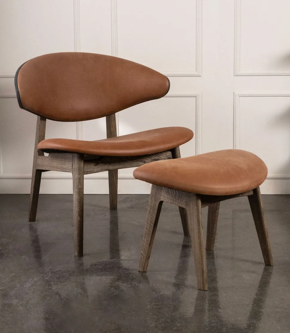 Ram Lounge Chair | Klädd rygg | Tyg